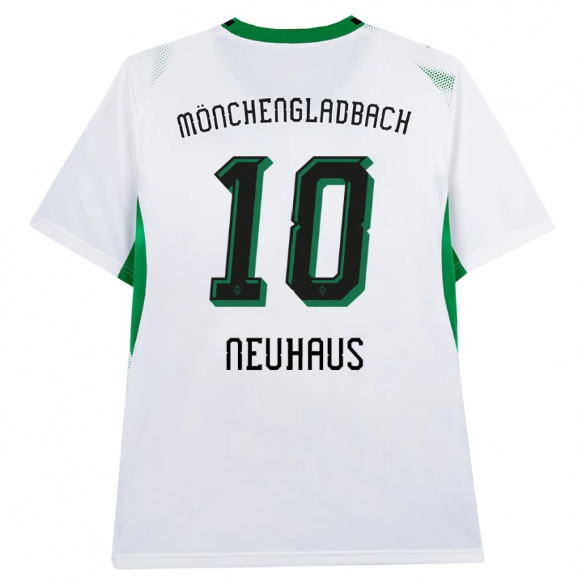 Danxen Criança Camisola Florian Neuhaus #10 Branco Verde Preto Principal 2026/27 Camisa Brasil