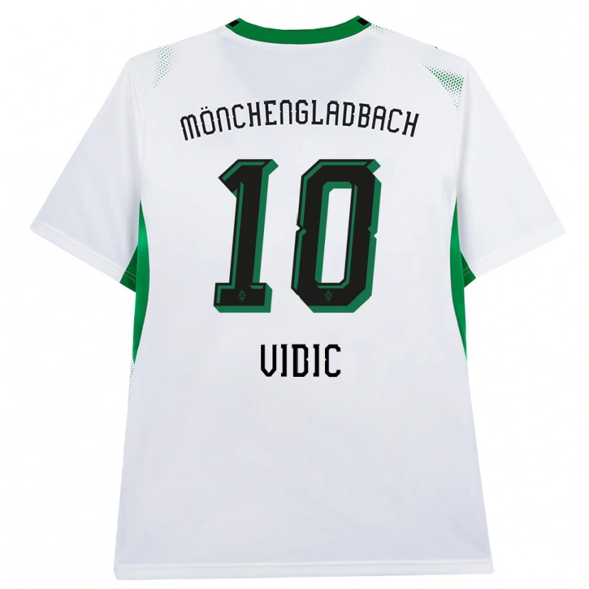 Danxen Criança Camisola Nico Vidic #10 Branco Verde Preto Principal 2026/27 Camisa Brasil