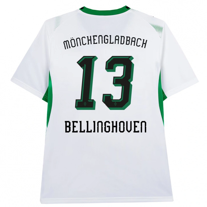 Danxen Criança Camisola Christina Bellinghoven #13 Branco Verde Preto Principal 2026/27 Camisa Brasil