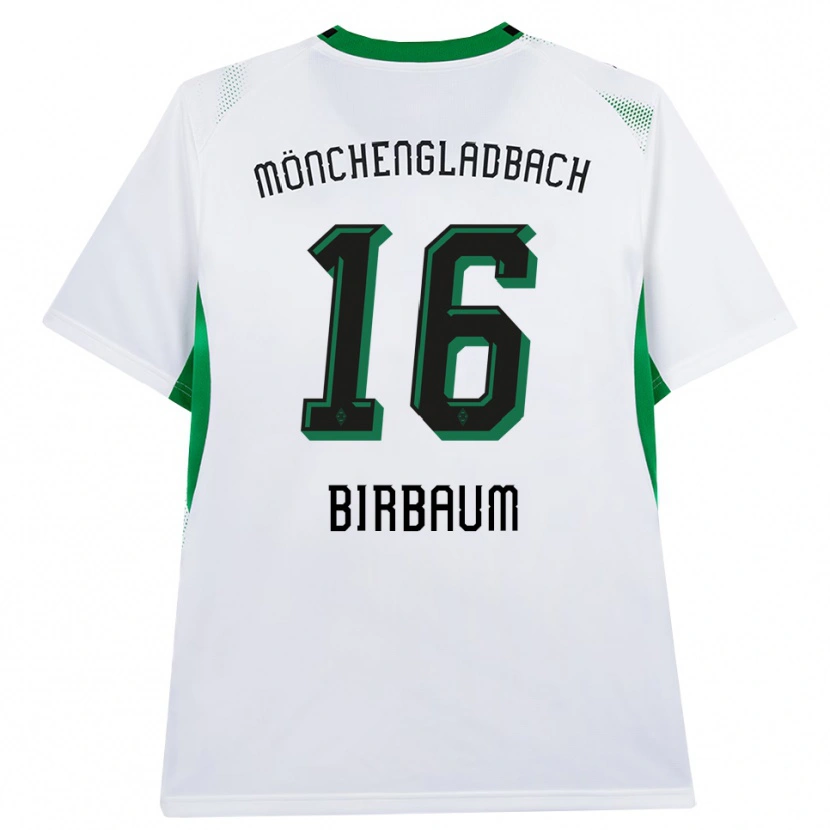 Danxen Criança Camisola Anne Birbaum #16 Branco Verde Preto Principal 2026/27 Camisa Brasil