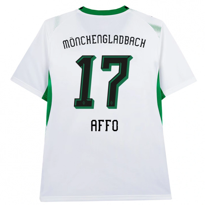 Danxen Criança Camisola Karim Affo #17 Branco Verde Preto Principal 2026/27 Camisa Brasil