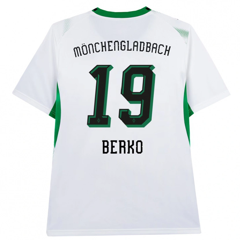 Danxen Criança Camisola Dillon Berko #19 Branco Verde Preto Principal 2026/27 Camisa Brasil
