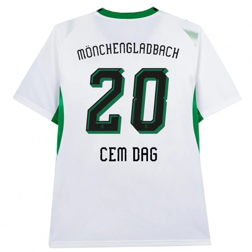 Danxen Criança Camisola Cem Dag #20 Branco Verde Preto Principal 2026/27 Camisa Brasil