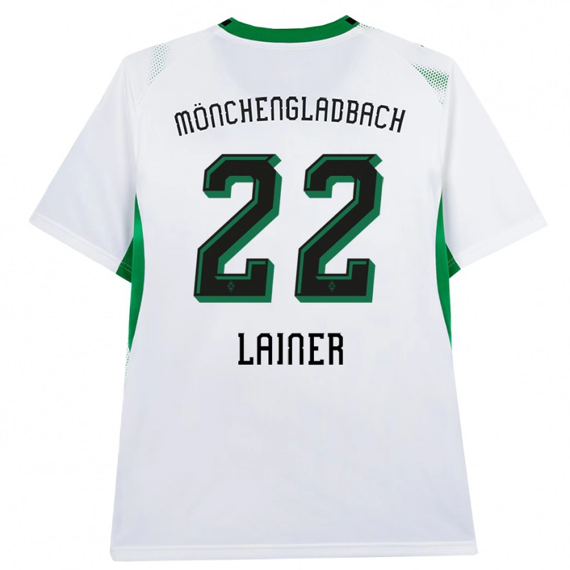 Danxen Criança Camisola Stefan Lainer #22 Branco Verde Preto Principal 2026/27 Camisa Brasil
