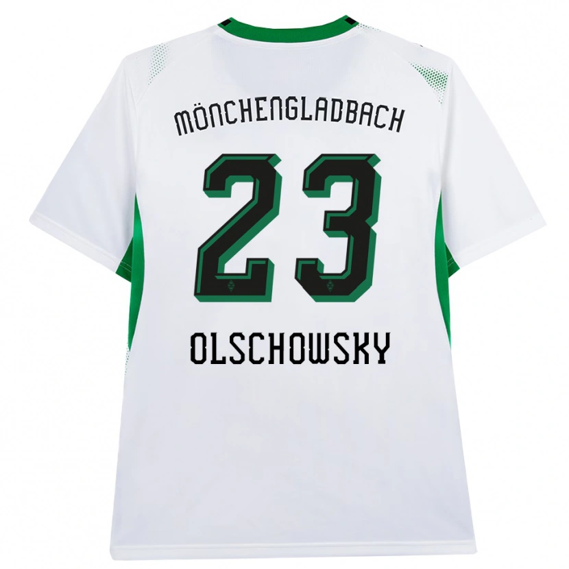 Danxen Criança Camisola Jan Olschowsky #23 Branco Verde Preto Principal 2026/27 Camisa Brasil