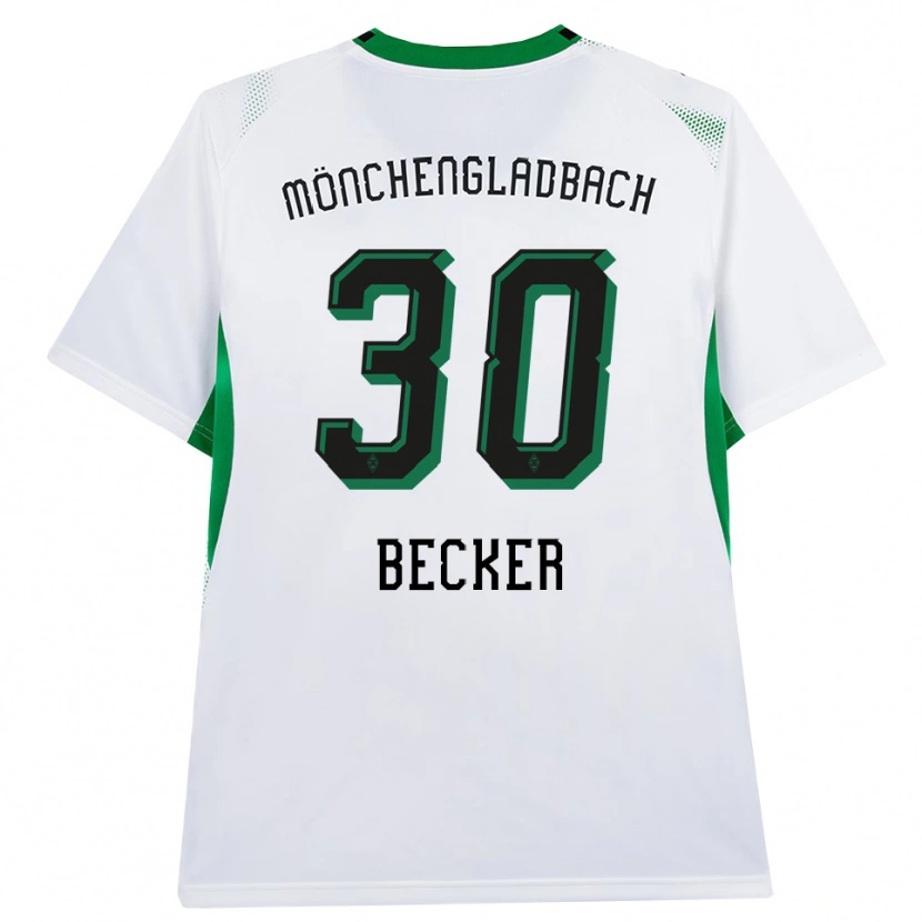 Danxen Criança Camisola Benjamin Becker #30 Branco Verde Preto Principal 2026/27 Camisa Brasil