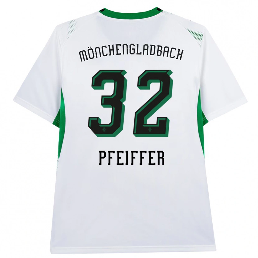 Danxen Criança Camisola Tim Pfeiffer #32 Branco Verde Preto Principal 2026/27 Camisa Brasil