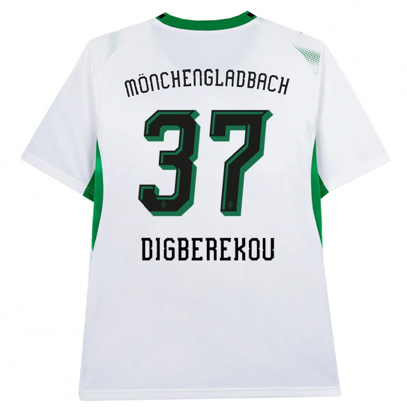 Danxen Criança Camisola Ibrahim Digberekou #37 Branco Verde Preto Principal 2026/27 Camisa Brasil