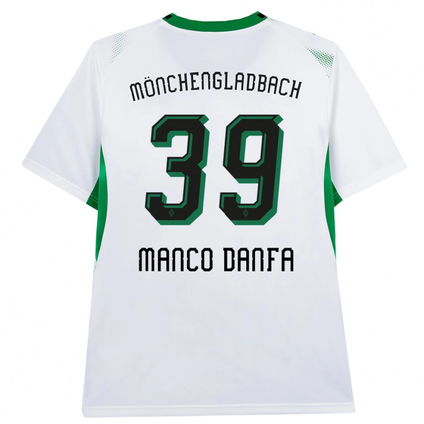 Danxen Criança Camisola Iaia Manco Danfa #39 Branco Verde Preto Principal 2026/27 Camisa Brasil