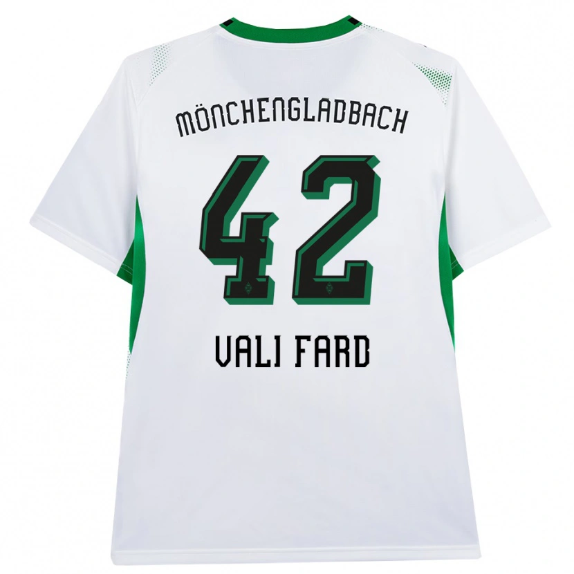 Danxen Criança Camisola Elias Vali Fard #42 Branco Verde Preto Principal 2026/27 Camisa Brasil