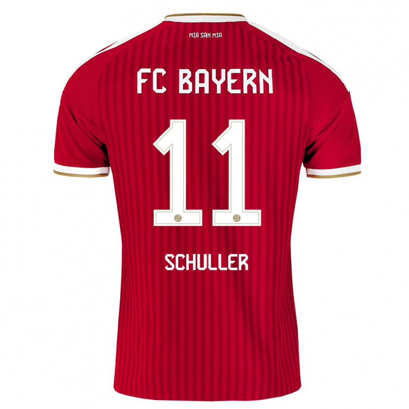 Danxen Criança Camisola Lea Schuller #11 Vermelho Branco Azul Principal 2026/27 Camisa Brasil