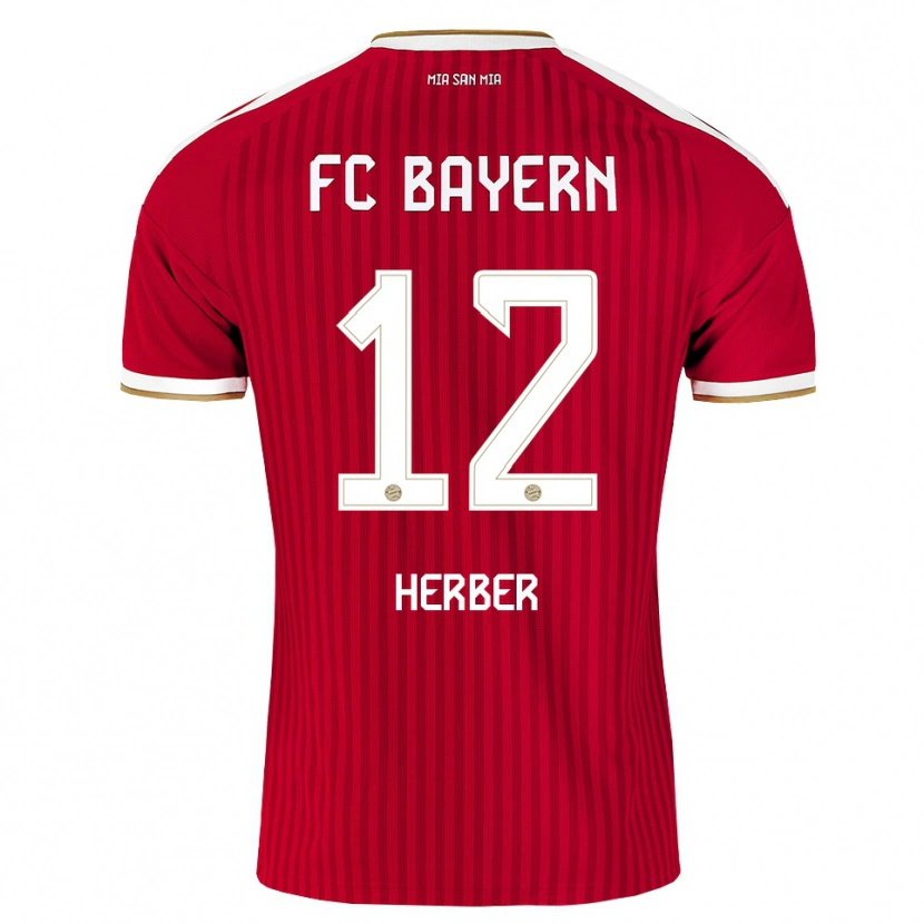 Danxen Criança Camisola Niklas Herber #12 Vermelho Branco Azul Principal 2026/27 Camisa Brasil