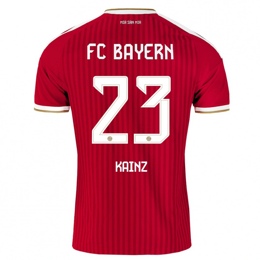 Danxen Criança Camisola Manuel Kainz #23 Vermelho Branco Azul Principal 2026/27 Camisa Brasil