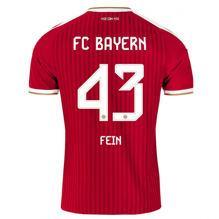 Danxen Criança Camisola Adrian Fein #43 Vermelho Branco Azul Principal 2026/27 Camisa Brasil