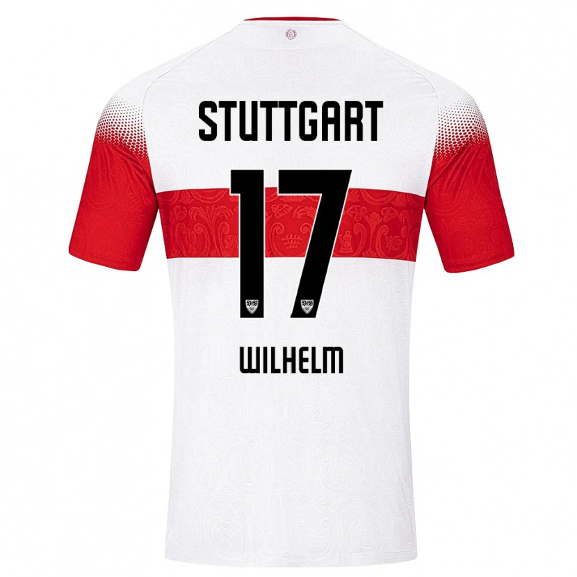 Danxen Criança Camisola Julian Wilhelm #17 Branco Vermelho Amarelo Principal 2026/27 Camisa Brasil