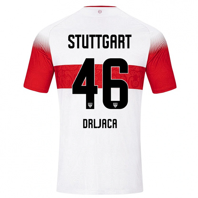 Danxen Criança Camisola Stefan Drljaca #46 Branco Vermelho Amarelo Principal 2026/27 Camisa Brasil