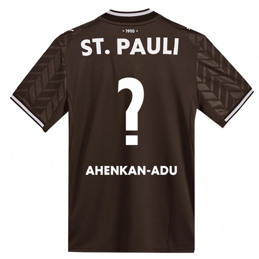 Danxen Criança Camisola Calvin Ahenkan-Adu #0 Branco Café Principal 2026/27 Camisa Brasil