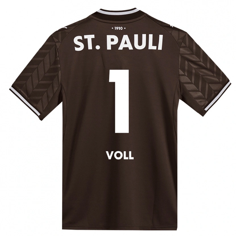 Danxen Criança Camisola Ben Voll #1 Branco Café Principal 2026/27 Camisa Brasil