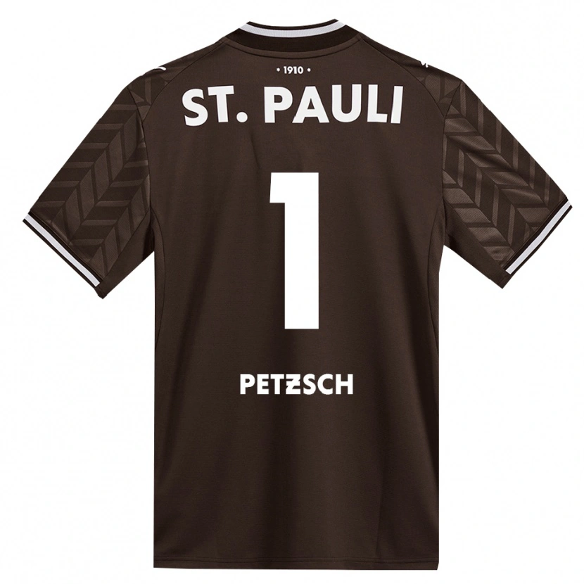 Danxen Criança Camisola Niklas Petzsch #1 Branco Café Principal 2026/27 Camisa Brasil