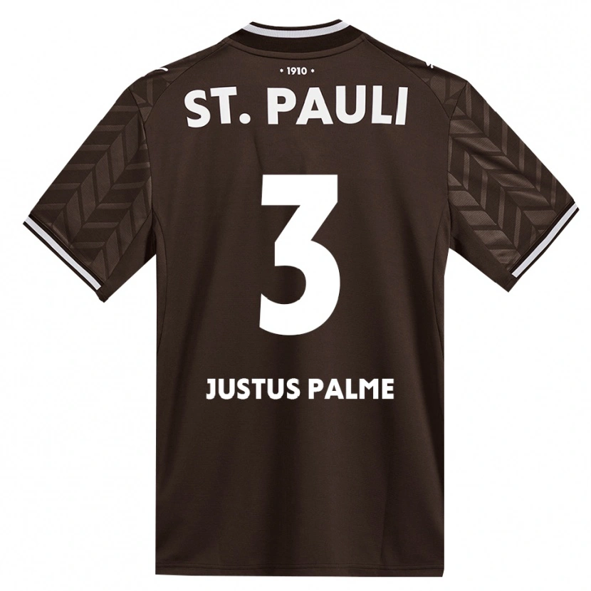 Danxen Criança Camisola Johannes Justus Palme #3 Branco Café Principal 2026/27 Camisa Brasil
