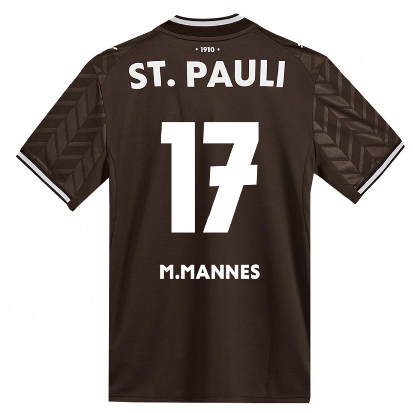 Danxen Criança Camisola Verena Maria Mannes #17 Branco Café Principal 2026/27 Camisa Brasil