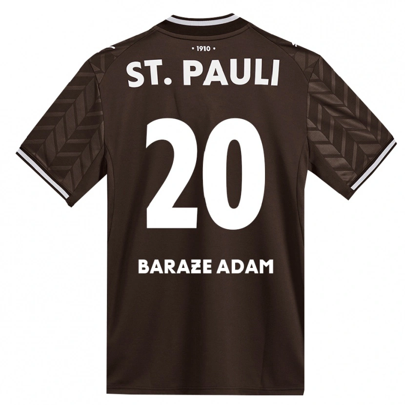 Danxen Criança Camisola Isma Baraze Adam #20 Branco Café Principal 2026/27 Camisa Brasil