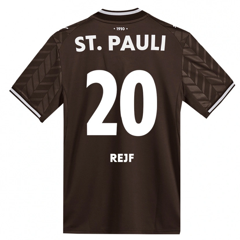 Danxen Criança Camisola Petr Rejf #20 Branco Café Principal 2026/27 Camisa Brasil