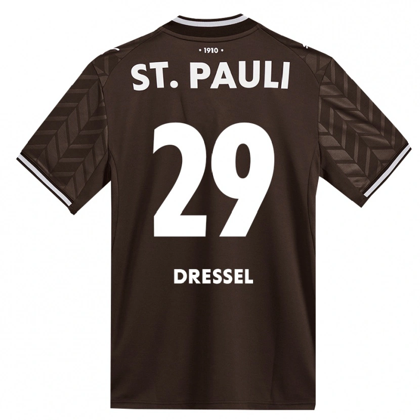 Danxen Criança Camisola Henry Dressel #29 Branco Café Principal 2026/27 Camisa Brasil