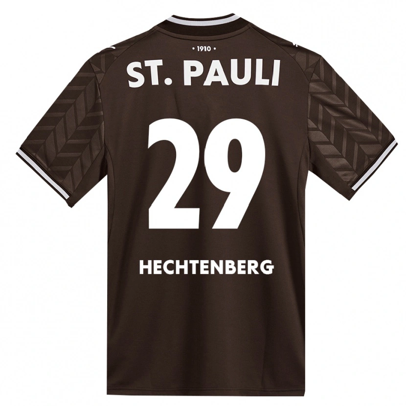 Danxen Criança Camisola Julia Hechtenberg #29 Branco Café Principal 2026/27 Camisa Brasil