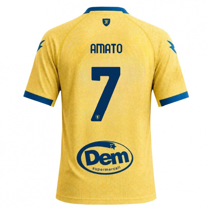 Danxen Criança Camisola Leonardo Amato #7 Caqui Preto Azul Principal 2026/27 Camisa Brasil