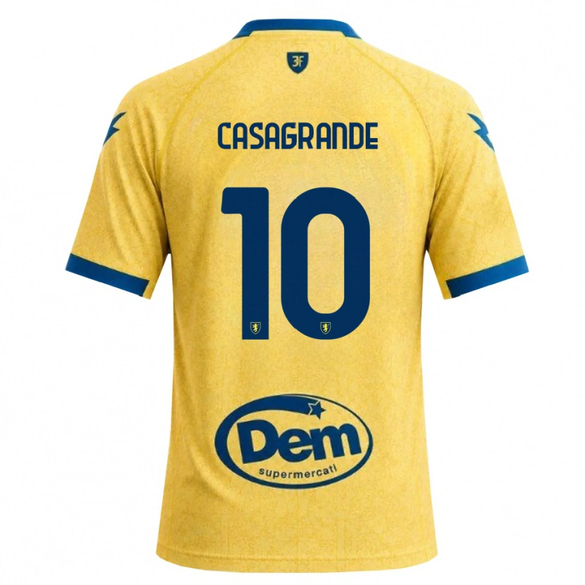 Danxen Criança Camisola Gianfilippo Casagrande #10 Caqui Preto Azul Principal 2026/27 Camisa Brasil