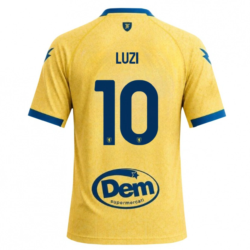 Danxen Criança Camisola Daniel Luzi #10 Caqui Preto Azul Principal 2026/27 Camisa Brasil