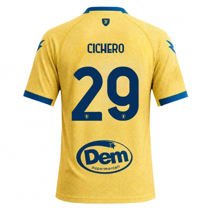 Danxen Criança Camisola Alejandro Cichero #29 Caqui Preto Azul Principal 2026/27 Camisa Brasil