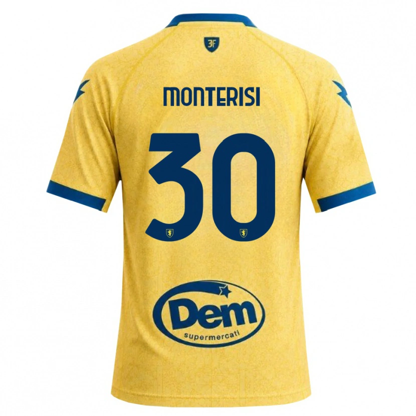 Danxen Criança Camisola Ilario Monterisi #30 Caqui Preto Azul Principal 2026/27 Camisa Brasil
