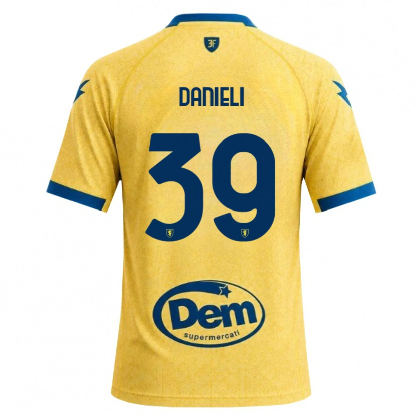 Danxen Criança Camisola Alessio Danieli #39 Caqui Preto Azul Principal 2026/27 Camisa Brasil