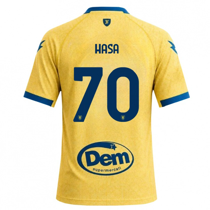 Danxen Criança Camisola Luis Hasa #70 Caqui Preto Azul Principal 2026/27 Camisa Brasil
