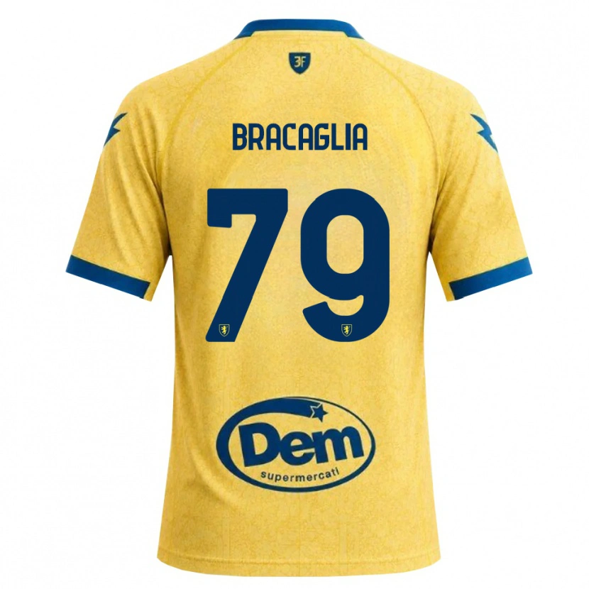 Danxen Criança Camisola Gabriele Bracaglia #79 Caqui Preto Azul Principal 2026/27 Camisa Brasil