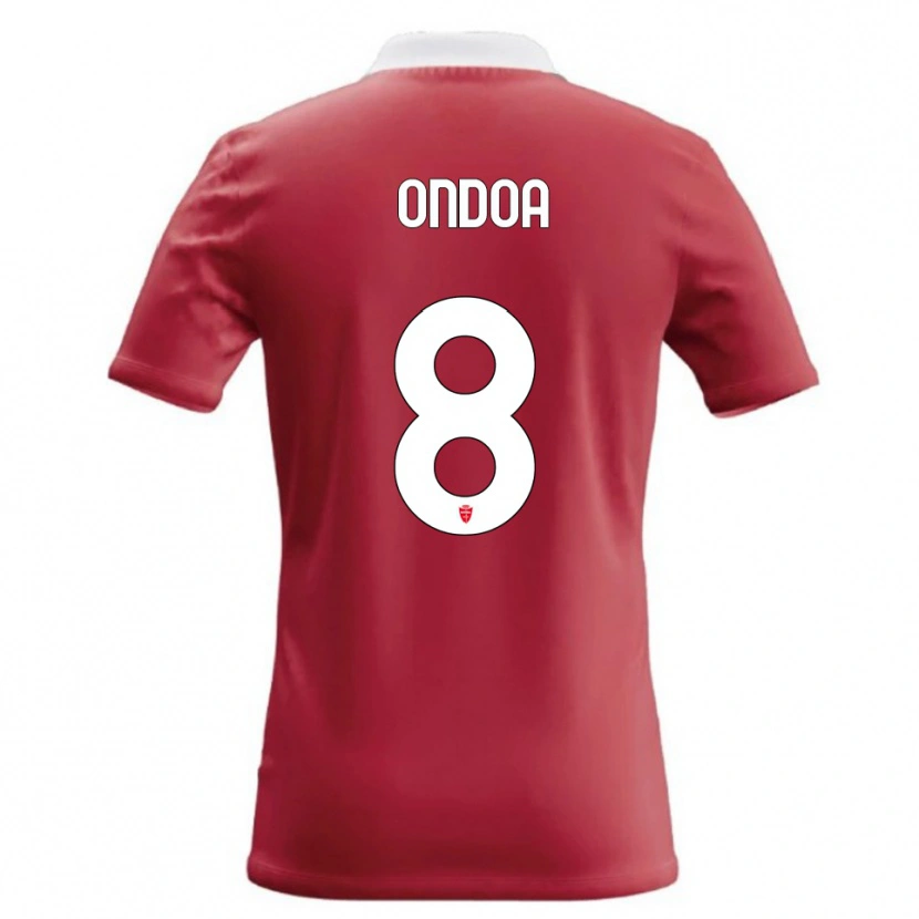 Danxen Criança Camisola Foe Ondoa #8 Vermelho Branco Principal 2026/27 Camisa Brasil