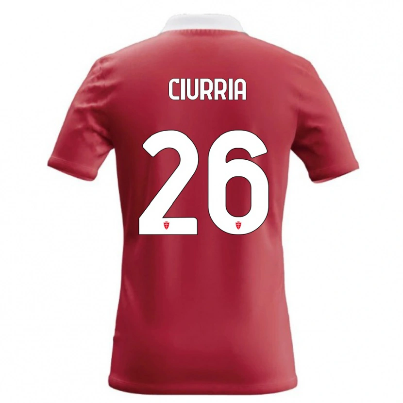 Danxen Criança Camisola Patrick Ciurria #26 Vermelho Branco Principal 2026/27 Camisa Brasil