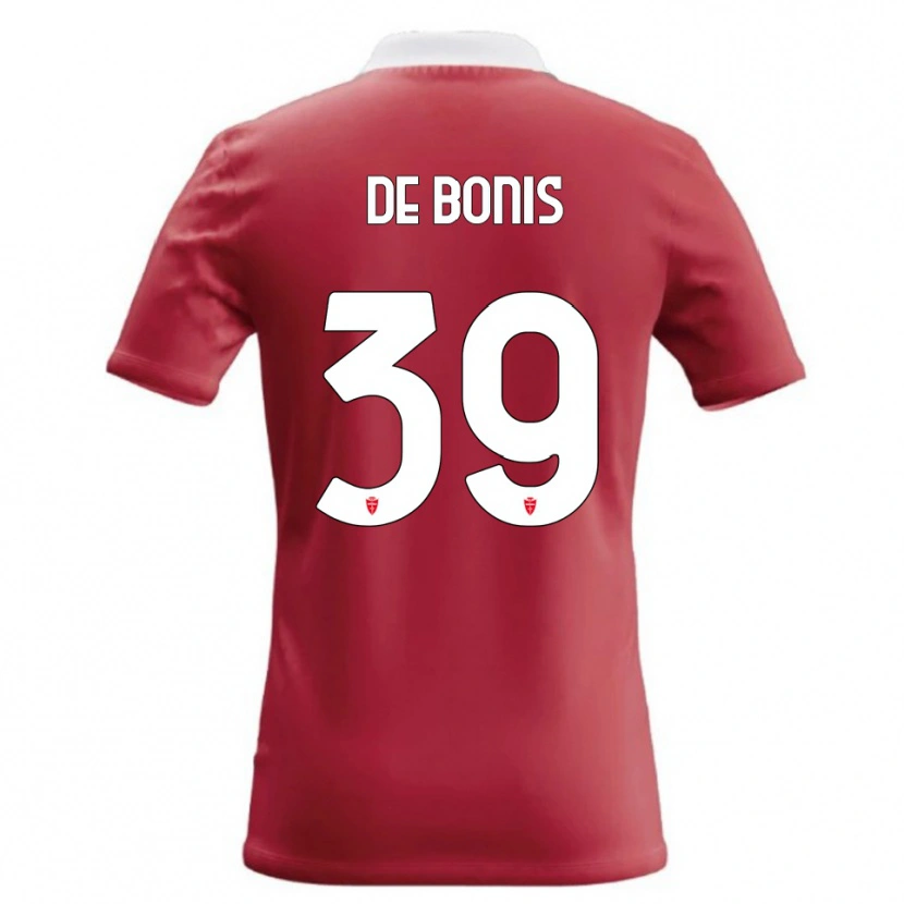 Danxen Criança Camisola Andrea De Bonis #39 Vermelho Branco Principal 2026/27 Camisa Brasil
