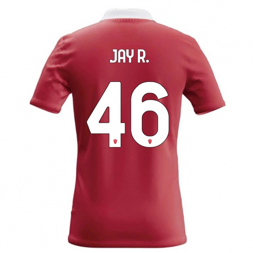 Danxen Criança Camisola Jay Robinson #46 Vermelho Branco Principal 2026/27 Camisa Brasil
