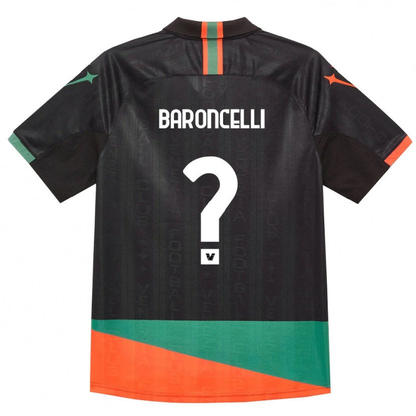 Danxen Criança Camisola Andrea Baroncelli #0 Preto Laranja Verde Principal 2026/27 Camisa Brasil