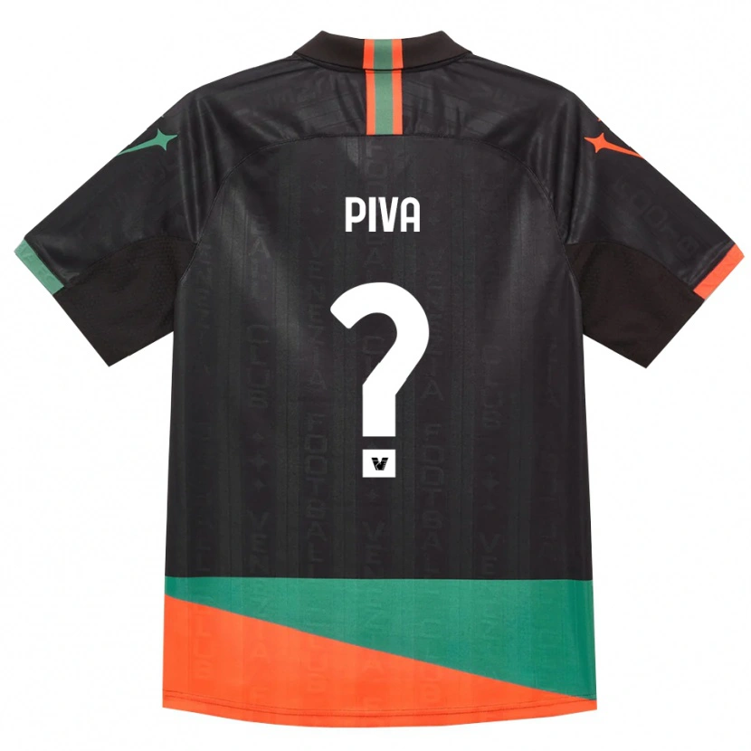 Danxen Criança Camisola Daniel Piva #0 Preto Laranja Verde Principal 2026/27 Camisa Brasil