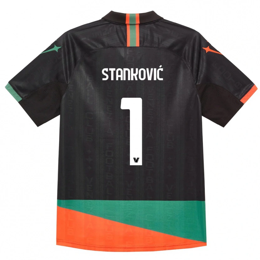 Danxen Criança Camisola Filip Stanković #1 Preto Laranja Verde Principal 2026/27 Camisa Brasil