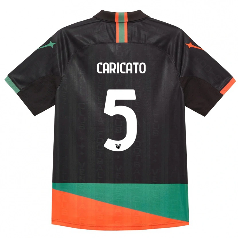 Danxen Criança Camisola Tiziano Caricato #5 Preto Laranja Verde Principal 2026/27 Camisa Brasil