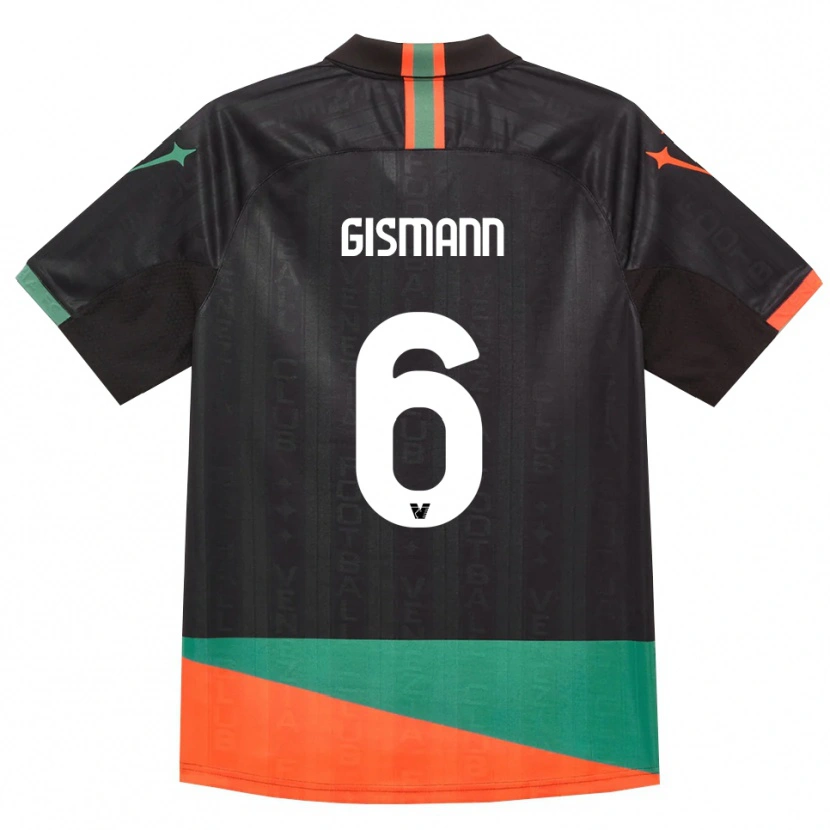 Danxen Criança Camisola Lynn Gismann #6 Preto Laranja Verde Principal 2026/27 Camisa Brasil