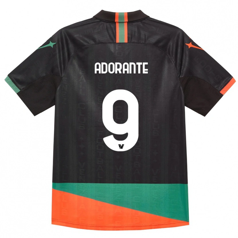Danxen Criança Camisola Andrea Adorante #9 Preto Laranja Verde Principal 2026/27 Camisa Brasil