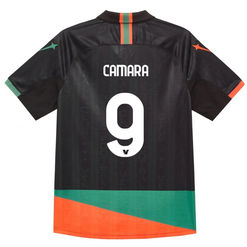 Danxen Criança Camisola Bakary Camara #9 Preto Laranja Verde Principal 2026/27 Camisa Brasil