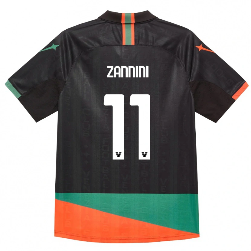 Danxen Criança Camisola Sofia Zannini #11 Preto Laranja Verde Principal 2026/27 Camisa Brasil