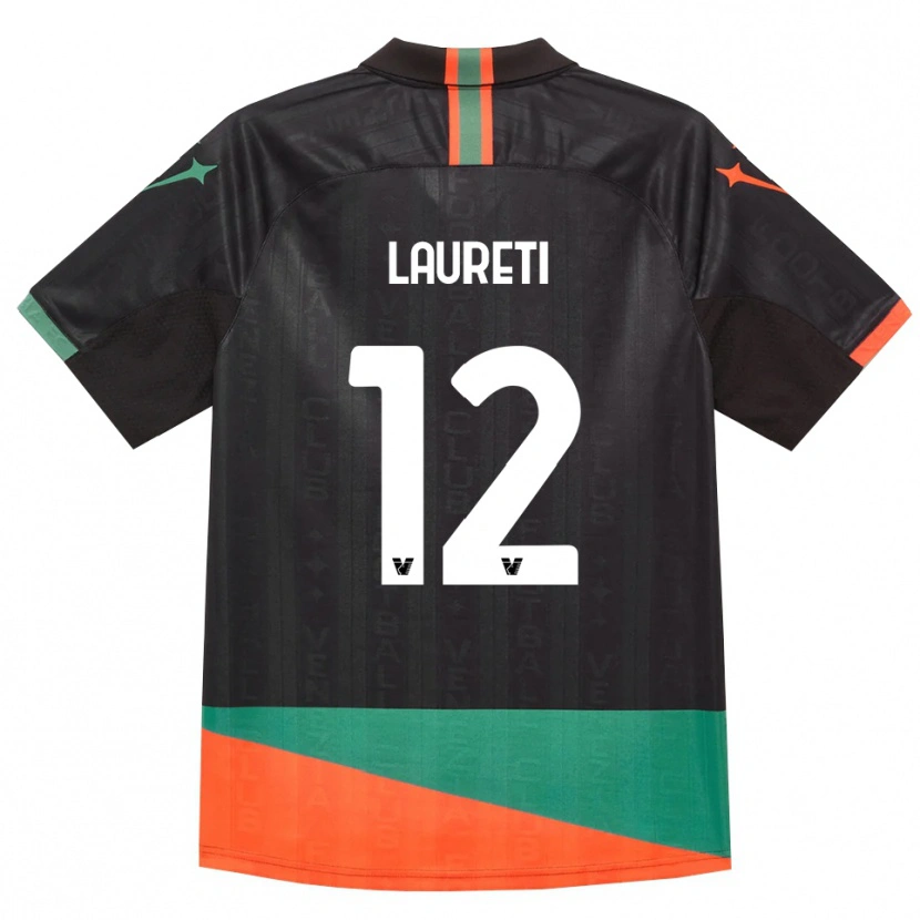 Danxen Criança Camisola Tommaso Laureti #12 Preto Laranja Verde Principal 2026/27 Camisa Brasil